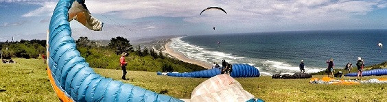 Paragliging